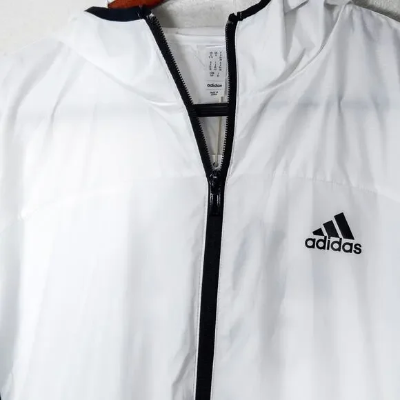 Adidas Carrera Running Jacket Women's Size Small White Sporty Streetwear - Picture 4 of 12